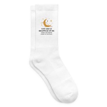 Mondbeschienene Verschwindende Kosmische Flucht - Tennissocken - Weiß - Rechts