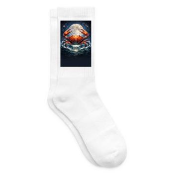 Cancer - Tennis socks - white - Right