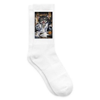 DonnyMontana - Tennissocken - Weiß - Rechts