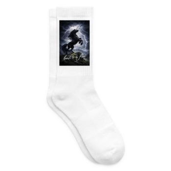Unicorn in the Storm Freedom Spirit - Tennis socks - white - Right