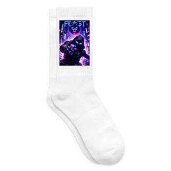 Wulfking - Tennis socks - white - Right