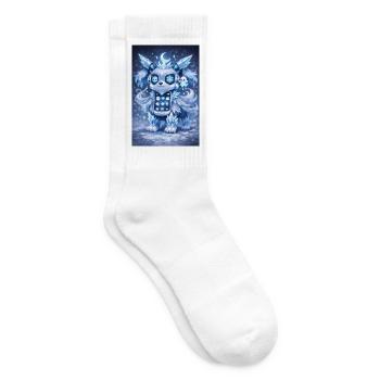 Eis-Kristall Robo-Hund - Tennis socks - white - Right