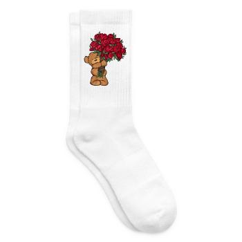 Baer_Blumen - Tennissocken - Weiß - Rechts