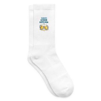 Kaltes Schaumsüppchen - Tennissocken - Weiß - Rechts