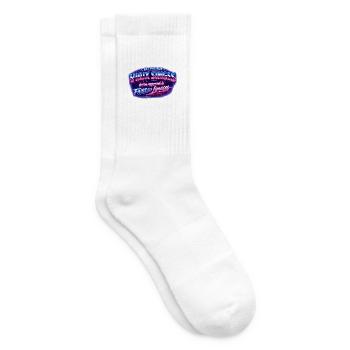 C'est pas aux vieux singes qu'on apprend... - Chaussettes de tennis - blanc - Droite