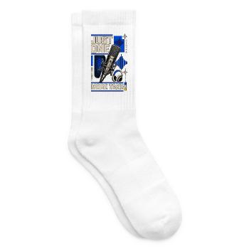 JUST ONE MORE TAKE - Chaussettes de tennis - blanc - Droite
