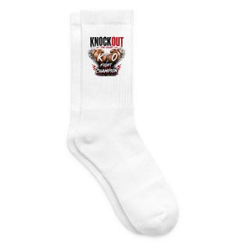 Puissance de boîte Knockout Esprit Combatif - Chaussettes de tennis - blanc - Droite