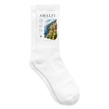 Amalfi Küsten - La Dolce Vita - Tennissocken - Weiß - Rechts