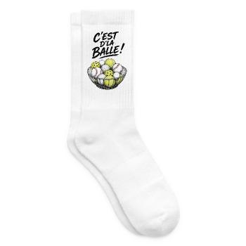 ES IST EIN BALL! - Tennissocken - Weiß - Rechts