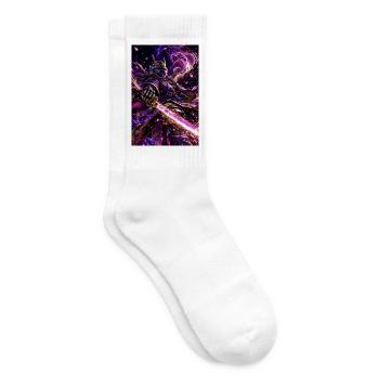 Kometenschwert des Sternensamurai - Tennissocken - Weiß - Rechts