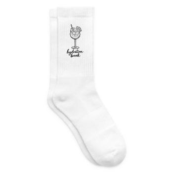 Trinkpause - Tennissocken - Weiß - Rechts