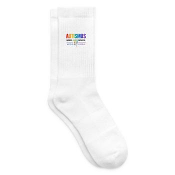Autismus Vielfalt: Anders Nicht Weniger - Tennissocken - Weiß - Rechts