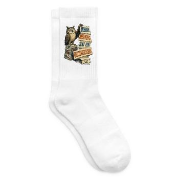 Meinung Mit Quellenverzeichnis – Eule - Tennissocken - Weiß - Rechts