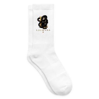 Perfect for fans - Tennis socks - white - Right