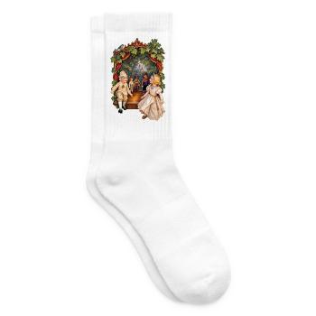 Dolls on strings - Tennis socks - white - Right