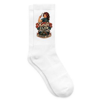 Blade Club Vintage Pin-Up - Tennis socks - white - Right