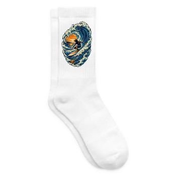 Surfer - Tennissocken - Weiß - Rechts