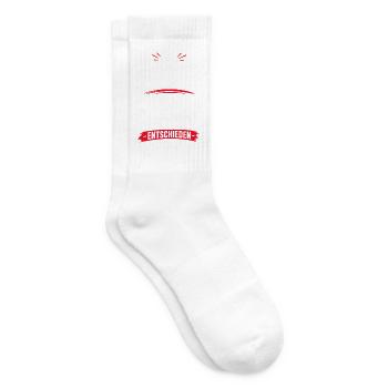 Taufe – Ich habe mich für Jesus entschieden - Tennissocken - Weiß - Rechts