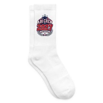 Abi Crew 2027 – Modernes Abitur Design - Tennissocken - Weiß - Rechts