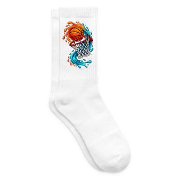 Basketball Wave Dunk - Tennissocken - Weiß - Rechts