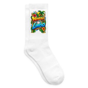 Niveau Limbo Luau Tropenfarben - Tennissocken - Weiß - Rechts