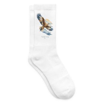Der Adler der Freiheit über dem Berg – Die Natur der Freiheit - Tennissocken - Weiß - Rechts