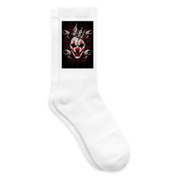 Willkommen in der Corona Clowns Simulation - Tennissocken - Weiß - Rechts