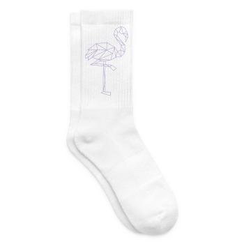 flamingo - Tennissocken - Weiß - Rechts