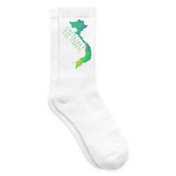 Vietnam - Tennissocken - Weiß - Rechts