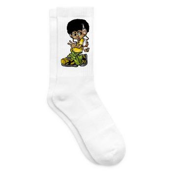 Vintage b-boy - Tennissocken - Weiß - Rechts