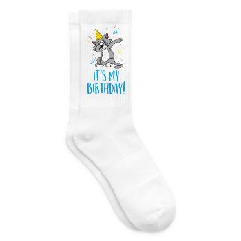 C'est mon anniversaire - Chaussettes de tennis - blanc - Droite