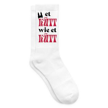 Karneval - Tennissocken - Weiß - Rechts