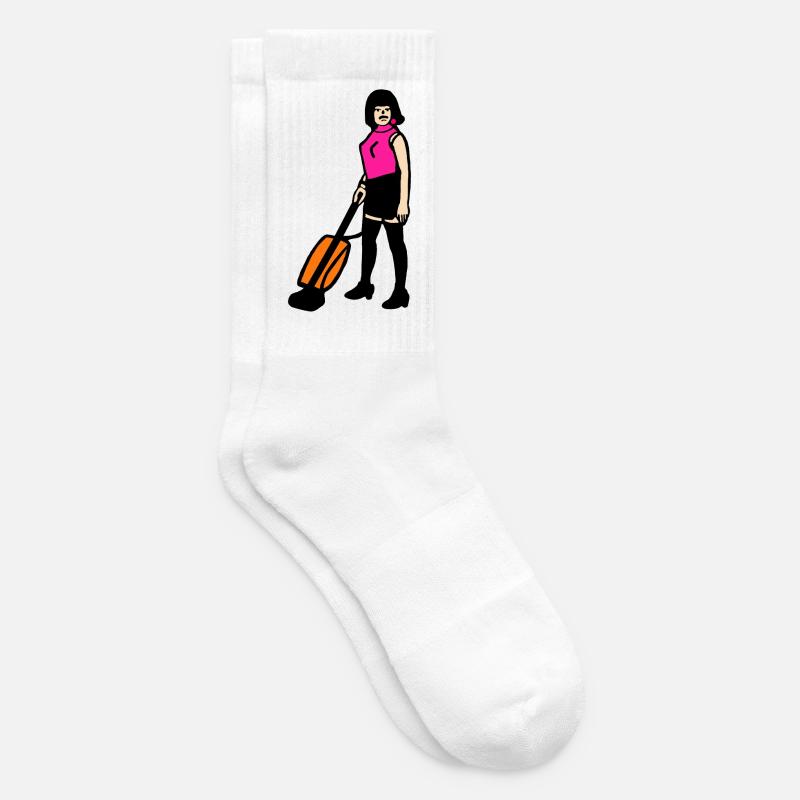 Freddy veut se libérer, Queen, freddie # - Chaussettes de tennis - blanc