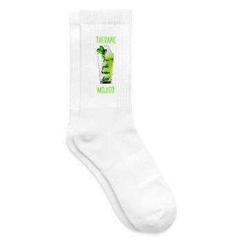 Thérapie mojito besoin unique - Chaussettes de tennis - blanc - Droite
