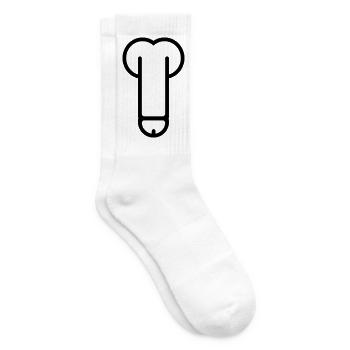 dick - Tennissocken - Weiß - Rechts