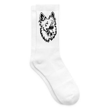 Harzer Fuchs Kopf - Tennissocken - Weiß - Rechts