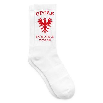 OPOLE Polen Polska Poland - Tennissocken - Weiß - Rechts