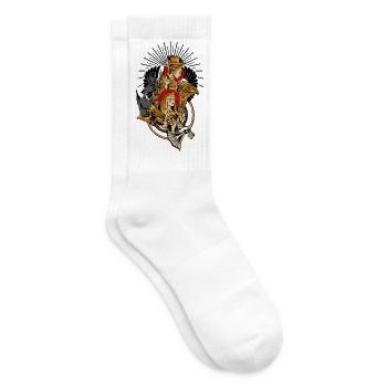Ägyptische Zeichen und Symbole - Tennissocken - Weiß - Rechts