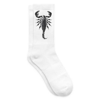 Scorpion Symbol Illustration Graphic icon Animals - Tennis socks - white - Right