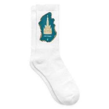 Fátima, Portugal, Église catholique internationale Sanctuaire - Chaussettes de tennis - blanc - Droite