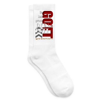 du hast gerade deinen Gott gesehen Gottheit Mann - Tennissocken - Weiß - Rechts