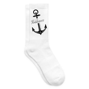 Hiddensee - Tennissocken - Weiß - Rechts