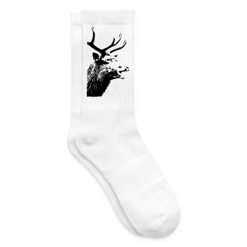 BELLOWING - Tennis socks - white - Right