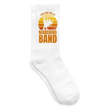 Marching bands joke - Tennis socks - white - Right