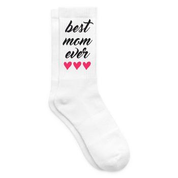 Beste Mutter aller Zeiten - Tennissocken - Weiß - Rechts