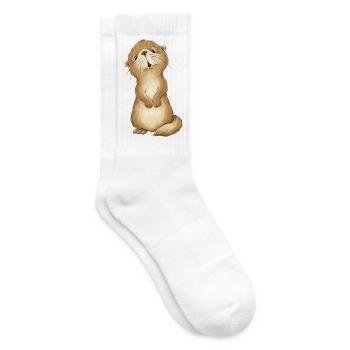 Cute Otter - Tennis socks - white - Right