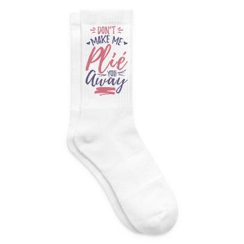 Blague de ballet drôle - Chaussettes de tennis - blanc - Droite