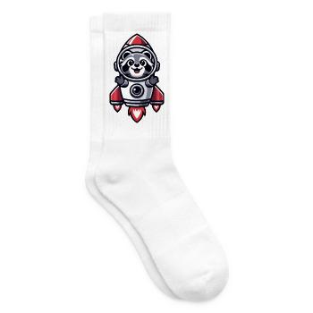 Rocket Raccoon: Der kosmische Sammler - Tennissocken - Weiß - Rechts