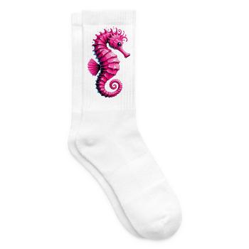 Hippocampe - Chaussettes de tennis - blanc - Droite