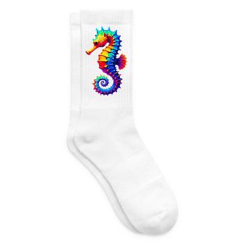 Seahorse - Tennis socks - white - Right